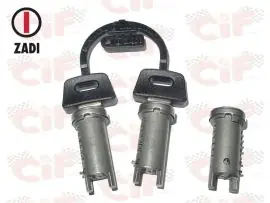 Serrature Sicurezza SET 3 Cilindri+2 chiavi Piaggio VESPA PK-PX / Free 50 Di Tendenza