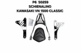 Schienalino De Pretto Moto DPM per Kawasaki VN 1500 CL - S0259 Offerta Speciale