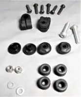 Economico Kit di attacchi specifico per parabrezza per Moto Kymco People - A134A
