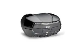 Direttamente Dal Produttore Valigia V58 MAXIA5 TECH, nera con catadiottro trasparente e quattro cover nere verniciabili 58 lt. - V58NNT