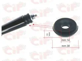 Offerta Del Giorno TAMPONE DI RISCONTRO AMMORTIZZATORE ANTERIORE/POSTERIORE TIPO PICCOLO - CIF - 6488