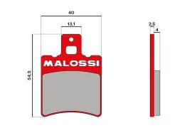 Pastiglie Freno Malossi BRAKE PADS MHR (114)  - 6215008BR Promozione Esclusiva