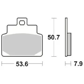 65615310 - PASTIGLIE FRENO SBS 153 CT (CARBONTECH) Offerta Limitata