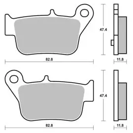 Prezzo Basso 65621805 - CP.PASTIGLIE FRENO MS SYM