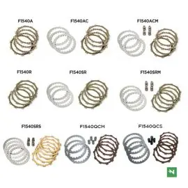 Compra Online Serie set dischi frizione Newfren per Aprilia / Beta / Fantic / HM / Malaguti / Peugeot / Yamaha / Rieju - F1540