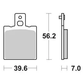 6565196 - PASTIGLIE FRENO POSTERIORE SBS 519 LS (SINTERIZZATA) Bestseller
