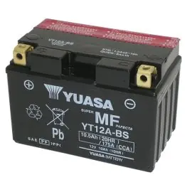 BATTERIA YUASA YT12A-BS 12V-9.5AH (SIGILLATA CON ACIDO A CORREDO) Compra Adesso