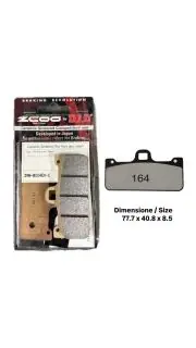 Pastiglie freno anteriori racing Zcoo Nissin B004EXC - 45B00401 Occasione Imperdibile