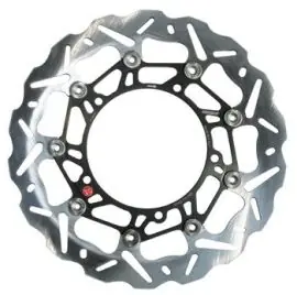 DISCO FRENO ANTERIORE SINISTRO HONDA CRF 450 R 2002-2014  - BRAKING WK051L Prezzo Ridotto
