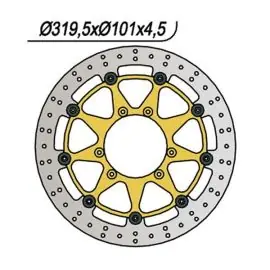DISCO FRENO NG HONDA - HM VENT - 659019 Direttamente Dal Produttore