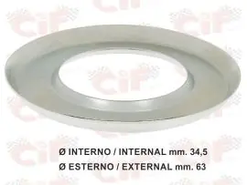 RONDELLA PARAPOLVERE PER SR. STERZO INFERIORE Ø INTERNO mm.34,5 - ESTERNO mm.63 - VESPA 50-90-125 PRIM.ET3-PK - APE A Buon Prezzo