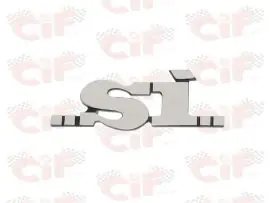 Offerta Lampo TARGHETTA "SI'" IN ALLUMINIO PER FIANCATINE LATERALI - CIF - 5758