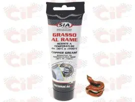 Reso Gratuito GRASSO AL RAME - TUBETTO ML. 75 - RESISTE A TEMPERATURE da -30°C a + 1100°C - CIF - 2078
