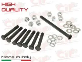 KIT VITI M7  "HIGH QUALITY MADE IN ITALY" (VITI M7 CARTER MOTORE + RONDELLE PIANE + RONDELLE GROWER + DADI) - CIF - 5029-KT Ultima Occasione