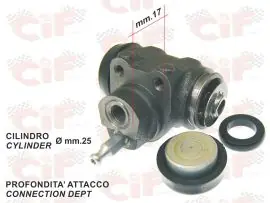 CILINDRETTO FRENO POSTERIORE APE TM-CAR -ANTERIORE APE POKER - CIF - 9707 Saldi
