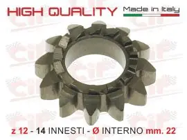 Prezzo Di Fabbrica INGRANAGGIO AVVIAMENTO z12-14 INNESTI-Ø INTERNO mm.22 - CIF - 5005