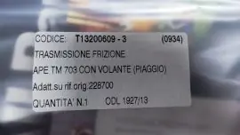 TRASMISSIONE FRIZIONE PIAGGIO APE TM 703 CON VOLANTE - T13200609 Sconto