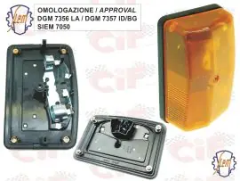 INDICATORE DI DIREZIONE ANTERIORE SINISTRO ORIGINALE SIEM COMPLETO DI GUARNIZIONE - CIF - 1831-OR Compra Online