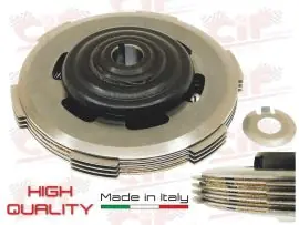 Economico GRUPPO FRIZIONE COMPLETO MONTATO N. 3 DISCHI SUGHERO + 2 DISCHI IN ACCIAIO) VESPA 50 - 125 PRIMAVERA - CIF - 5584-C