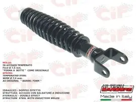 AMMORTIZZATORE POSTERIORE COMPLETO VESPA 50-90-125 PRIM.-ET3-PX - CIF - 6314 Spedizione Espresso