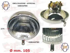 FANALE ANTERIORE ORIGINALE SIEM COMPLETO DI PORTALAMPADA-Ø mm.105 - CIF - 1717-OR Miglior Prezzo