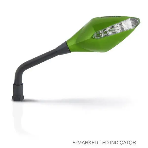 Promozione BARRACUDA RETROVISORI UNIVERSALI STREET INDICATOR VERDE