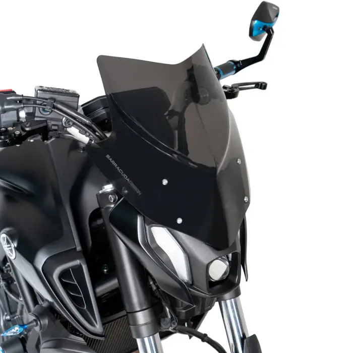 Sconto Cupolino Barracuda Aerosport per Yamaha MT-07 (2021-2022) – Plexiglass Semitrasparente, Montaggio Senza Modifiche