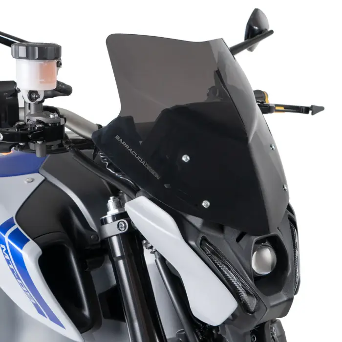 Cupolino Barracuda Aerosport per Yamaha MT-09 (2021-2022) – Plexiglass Semitrasparente, Montaggio Senza Modifiche Ultima Occasione