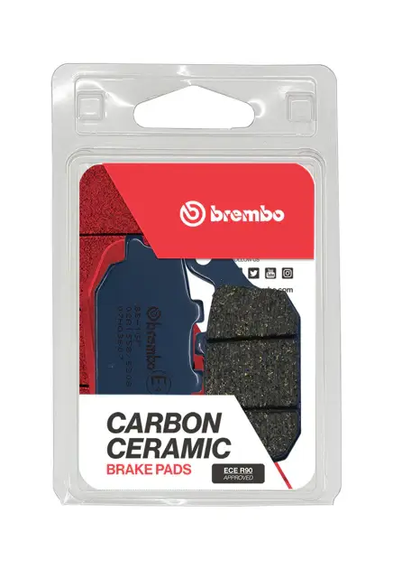 Spedizione Gratuita BREMBO Pastiglie Freno CARBON CERAMICO POSTERIORE 07HO3607 per HONDA KAWASAKI SUZUKI, 1 coppia