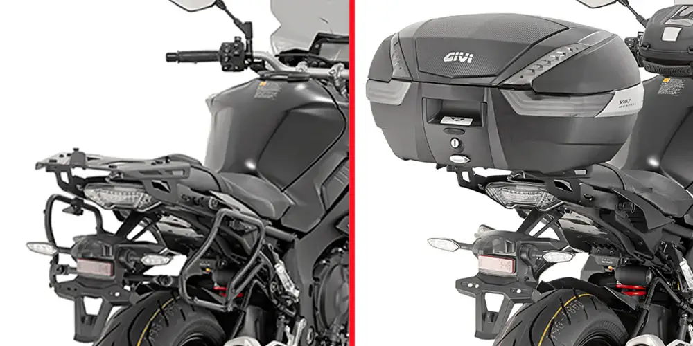 GIVI Attacco posteriore specifico per bauletto MONOKEY® o MONOLOCK® SR2129 per YAMAHA MT-10 2016 Nuova Collezione