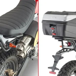 GIVI Attacco posteriore specifico per bauletto MONOLOCK® nero lucido SR9150 per FANTIC CABALLERO SCRAMBLER A Buon Prezzo
