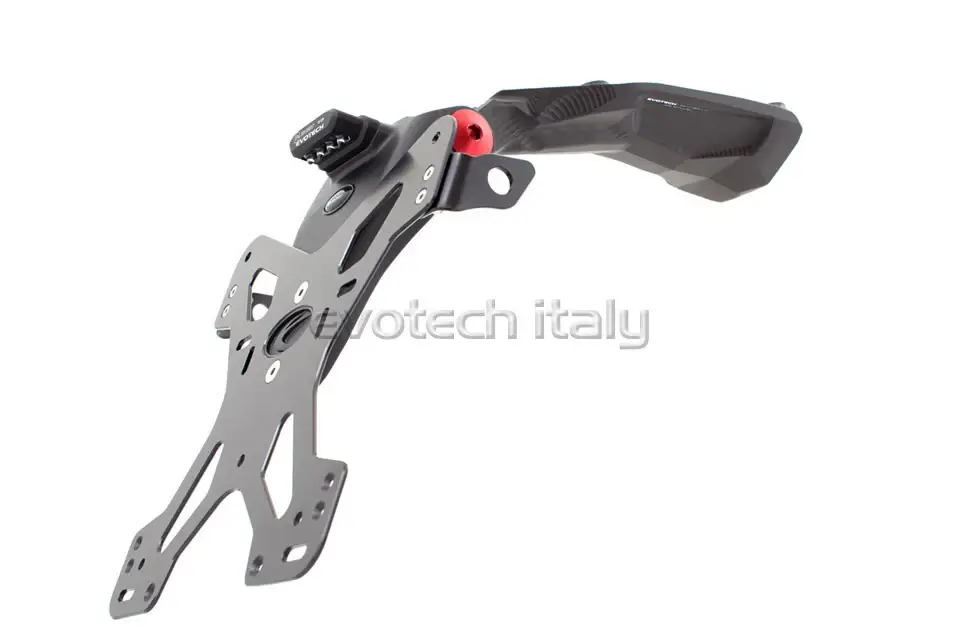 Nuova Collezione EVOTECH PORTATARGA DUCATI Panigale 959 2016-2018 PORTA TARGA REGOLABILE