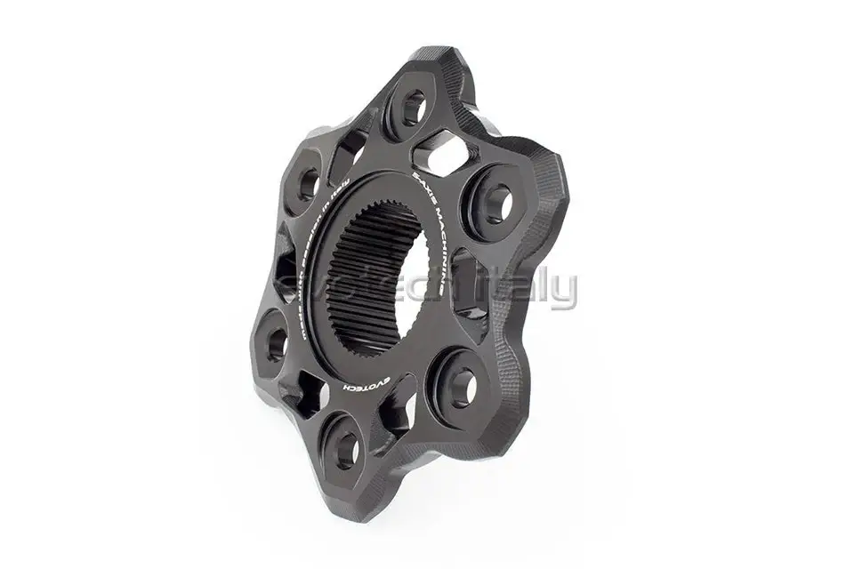 EVOTECH PORTACORONA DUCATI NERO FLANGIA MULTISTRADA 1200 6 FORI Spedizione Espresso
