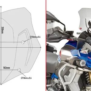 Nuova Collezione CUPOLINO BMW R1200GS (2016-17)BASSO E SP