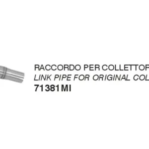 Pagamento Sicuro ARROW Raccordo per terminali Thunder per collettori originali per Suzuki GSX-R 600 i.e. 2008-2010