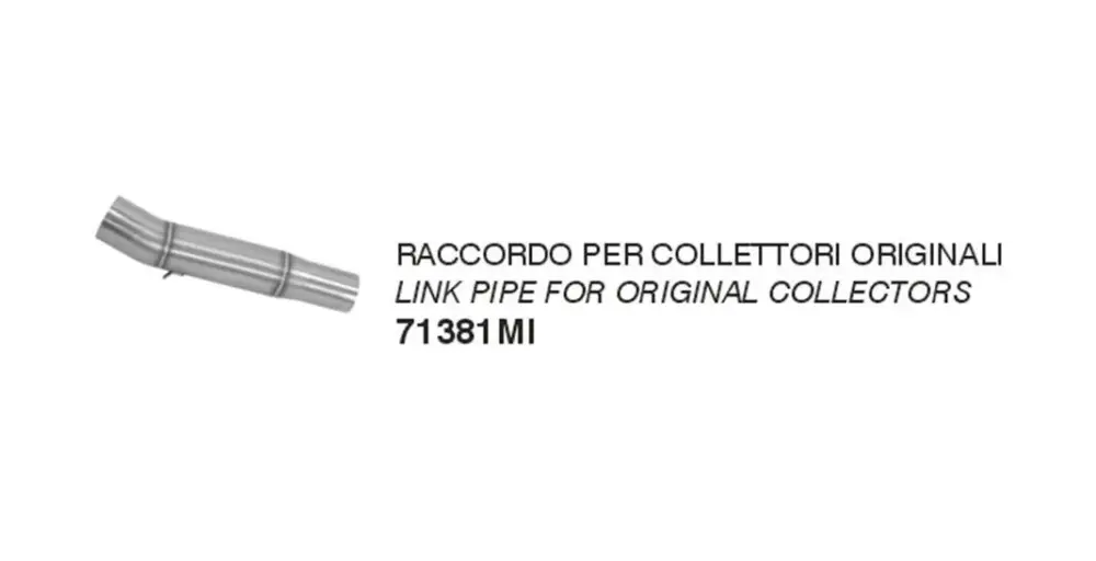 Pagamento Sicuro ARROW Raccordo per terminali Thunder per collettori originali per Suzuki GSX-R 600 i.e. 2008-2010