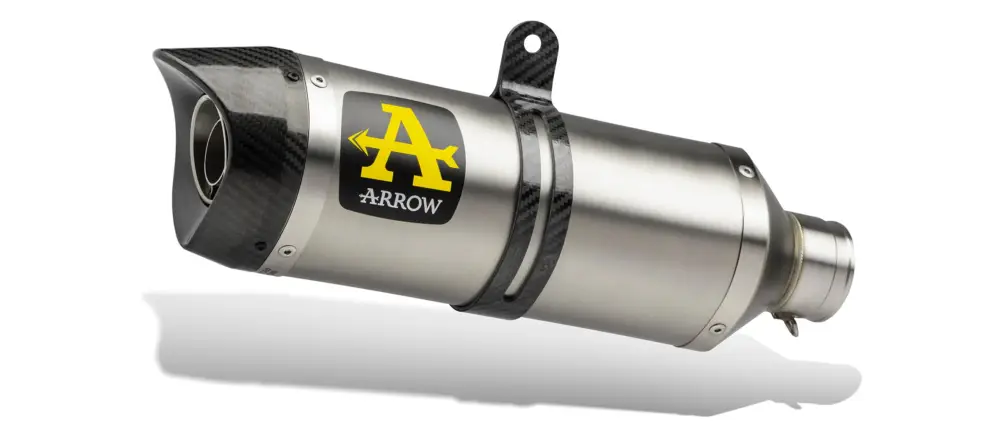 Sconto ARROW Terminale Street Thunder Titanio con fondello carby per Yamaha T 135 Crypton X 2007-2011