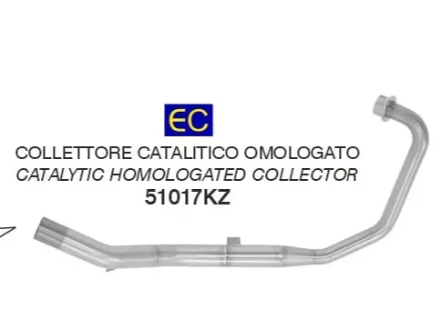 ARROW Collettore catalitico omologato per Honda CB 125 F 2017-2020 Nuovo Arrivo
