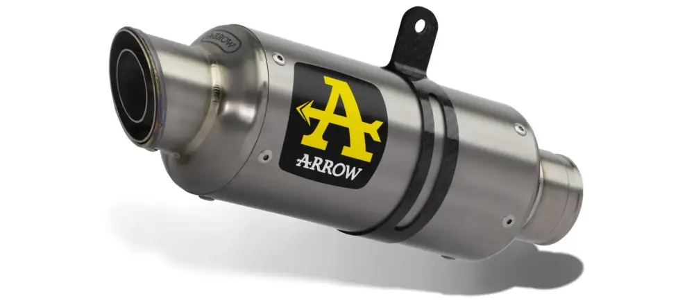Sconto ARROW Kit terminale GP2 Dark"" per Husqvarna Svartpilen / Vitpilen 125 2021-2023