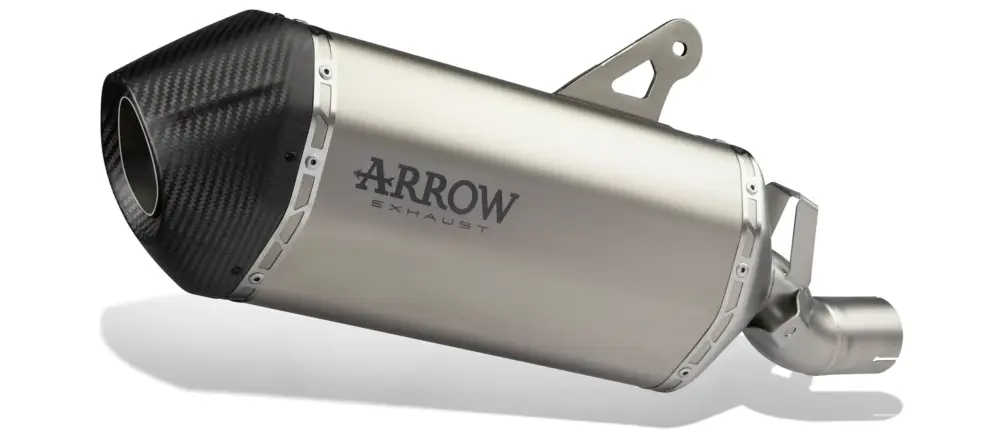 Prezzo Conveniente ARROW Terminale Sonora titanio Dark" con fondello carby" per KTM 790 Adventure 2019-2020