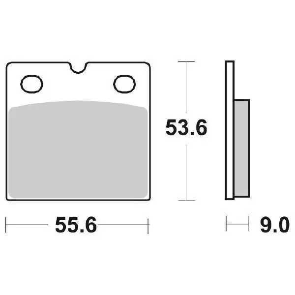 Pagamento Sicuro Pastiglie Freno Anteriori SBS BENELLI-DUCATI ANT per BMW K 100 RS 1983-1988