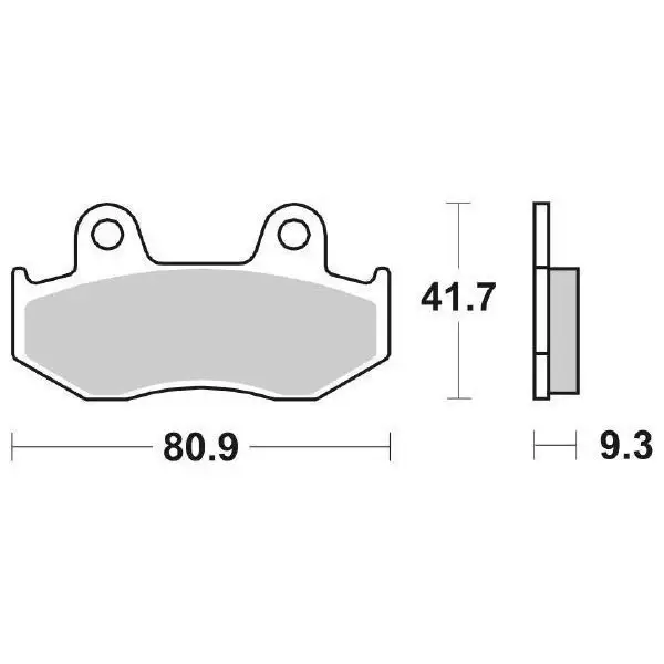 Offerta Speciale Pastiglie Freno Anteriori SBS MS HONDA 125 SH 01/08 per HONDA SH 125 i 2005-2008