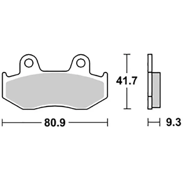 Pastiglie Freno Anteriori SBS HM HONDA-SUZUKI per HONDA SH 125 i 2005-2008 Must-Have