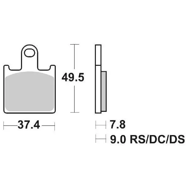 Pastiglie Freno Anteriori SBS RACING 838 DS per KAWASAKI GTR 1400 2007-2014, set per 1 disco Acquista Ora