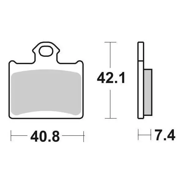 Pastiglie Freno Posteriori SBS RSI KTM per GAS GAS MC 85 19/16 2021-2022, set per 1 disco Più Venduto
