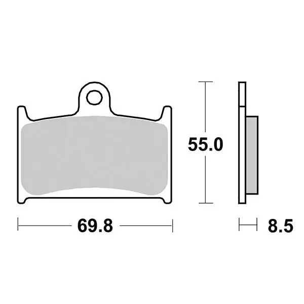 Economico Pastiglie Freno Anteriori SBS SP SUZUKI-TRIUMPH-YAMAHA per SUZUKI Bandit 1200 1996-1996