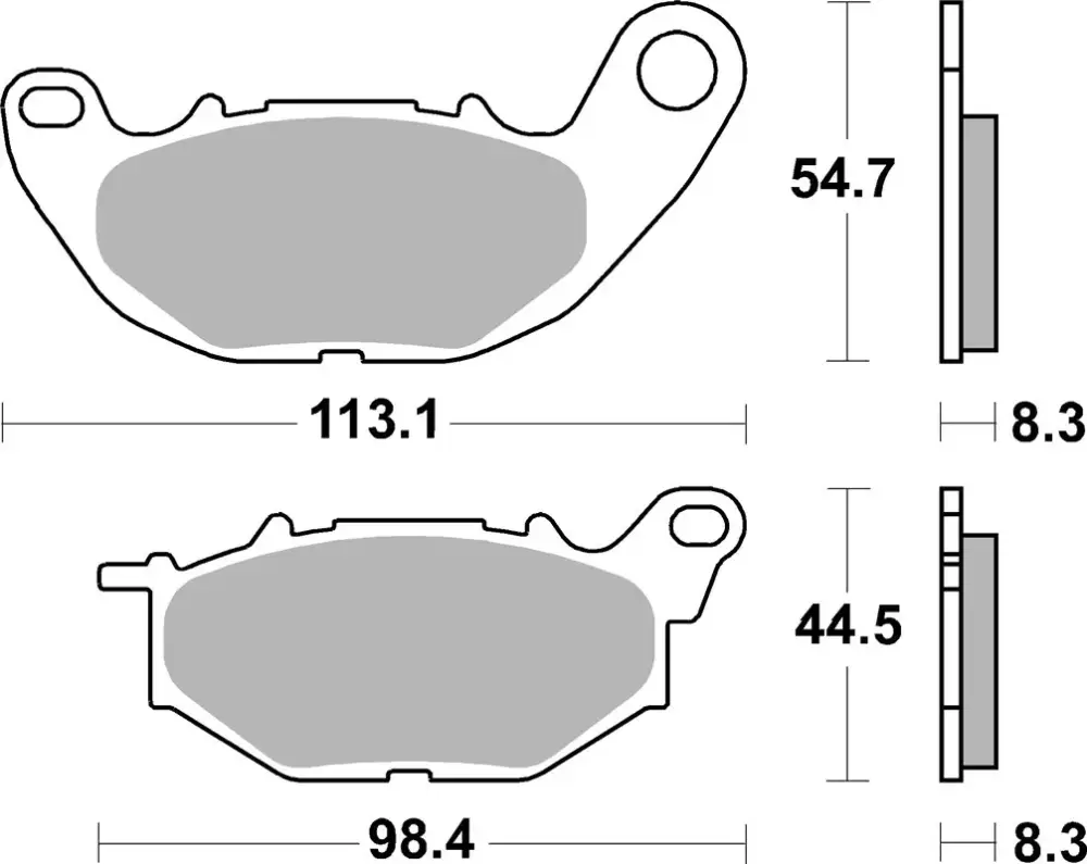 Pastiglie Freno Anteriori SBS 931 HF per YAMAHA MT-03 2016-2023 Offerta Del Giorno