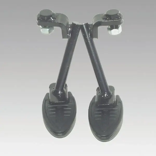 Esclusivo ISOTTA coppia pedalini posteriori per HONDA SHADOW SRX 1996 - 2001