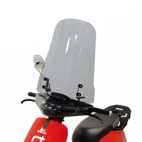 ISOTTA Parabrezza classic fumé chiaro per SUPER SOCO CUX Nuovo Arrivo