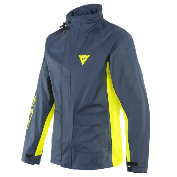 DAINESE Giacca antipioggia STORM 2 Unisex Nero/ giallo flui Sconto